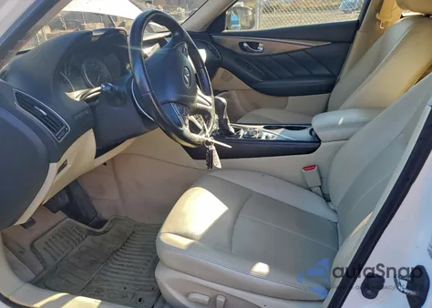 2015 Infiniti Q50 Base z USA, uszkodzony, nr VIN JN1BV7AR3FM421389